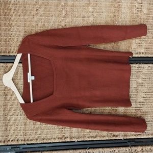 Nine West square neck sweater